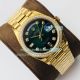 EW Rolex Day-Date Yellow Gold Replica Watch 36MM D-Green Dial (4)_th.jpg